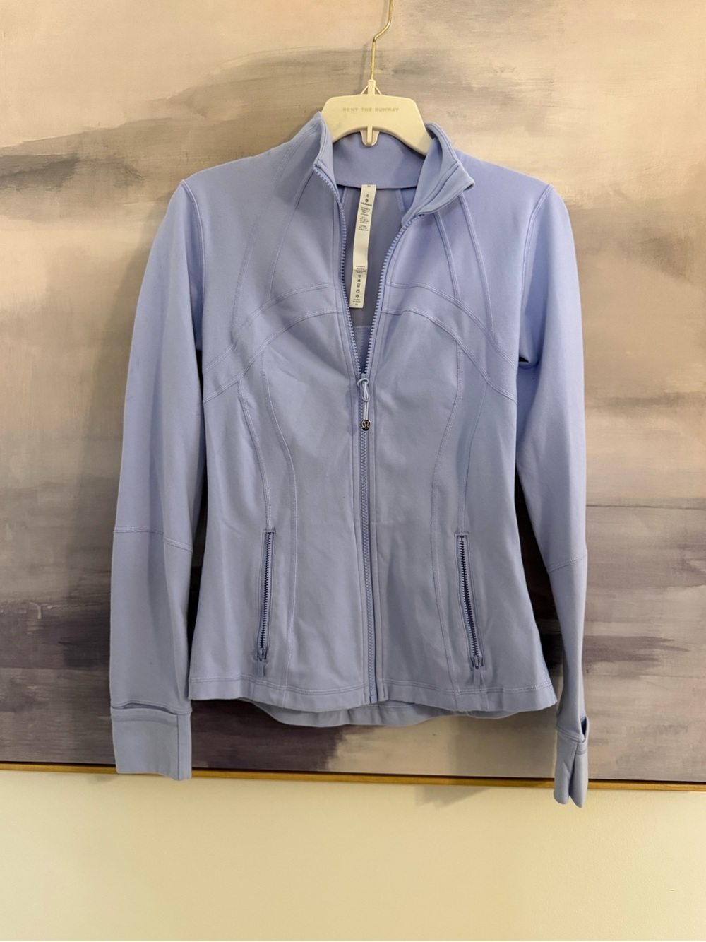 Lululemon Define Jacket Periwinkle Blue Full Zip Size 6